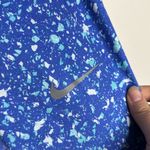 Nike Dri-Fit electric blue speckled athletic running tights leggings size S Photo 6