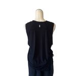 Free People NWOT Movement Black Tank Top Side Ruched Detail Medium Relax Fit Photo 3