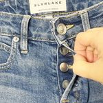 SLVRLAKE Lou Lou Cropped High Rise Slim Leg Jeans Blue Women’s Size 24 Photo 7