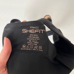 Shefit Flex Zipper Front Velcro Adjustable Metallic Splatter Sports Bra NEW Black Size XS Photo 7