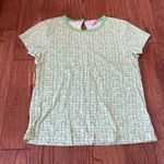 Lilly Pulitzer green cotton printed tshirt medium Photo 1
