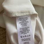 Ann Taylor  Frilled Cap Sleeve Button Down Blouse Top Cream Size Medium Like New Photo 9