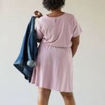 Duluth Trading Womens Plus Size XXL Flexcellence Dress Crew Neck Short Lavender Photo 3