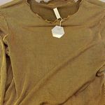 Pink Blush yellow stripe dress size Medium Photo 2