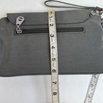 Baggallini Baggalini Monaco Clutch Purse Convertible Travel Crossbody Bag Gray Purse Photo 11