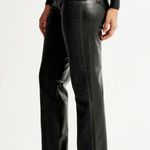 Abercrombie & Fitch A & F Mixed Fabric Ultra High Rise Ankle Straight Jean - Size 31 SHORT Photo 0