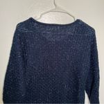 Dress Barn  Dolman Sleeve Sweater Navy Speckled Photo 8