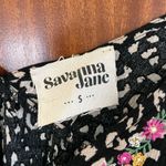 vintage savannah Savanna Jane Black and White Floral Top Photo 3