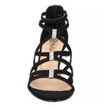 Bella Marie 🆕 Bella Vita 11 Wide Width Black Strappy‎ Heels Rhinestone Karlette Shoes NEW Photo 1