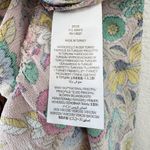 Boden Floral Midi Dress Pink Multicolor Puff Sleeve V Photo 4