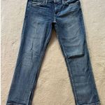 Silver Jeans  Capri Suki Womens Blue Embroidered Pocket Mid Rise‎ Denim Size 27 Photo 0