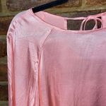 Grey Lab Pink Long Balloon Sleeve Tie Photo 2