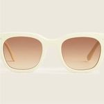 J.Crew “Cape” Sunglasses Muslin Hickory Cream Frames With Darker Lenses Photo 5