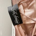 La Femme  Mauve BRAND NEW 30432 Beaded Plunging V-Neck SIZE 4 Photo 13