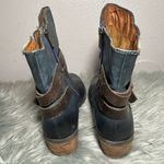 Pikolinos Leather Side Zip Strap Buckle Ankle Boho Boot LowHeel Size EU38 / Photo 4