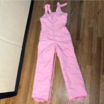 Obermeyer  Light Pink Women's ski overalls size 12 Photo 9