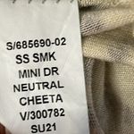 Gap  Smocked Mini Dress in Brown cheetah print Photo 6