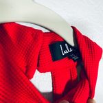 Lulus  Red Flirty Night Slit Dress NWT Photo 13