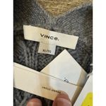 Vince Interlocking Cable Wool-Cashmere-Blend Cardigan Light Slate Size XL $465 Photo 7