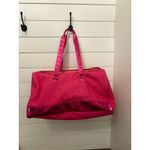 Victoria's Secret  Pink Travel‎ Duffel Bag Metallic Trim Gym Weekend Carry On Photo 1