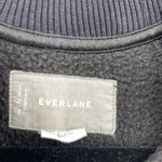 Everlane Sweatshirt Womens Small The ReNew Fleece Raglan Pullover Dark Gray Photo 4