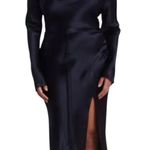 Bec + Bridge Navy Blue Moon Dance Long Sleeve Cowl Maxi Dress Size 12 Photo 0