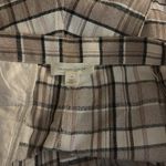 Treasure & Bond  Plaid Pleated Cotton Blend Shorts - Tan Chanterelle Plaid Photo 4