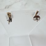 Vintage Dainty Red Black Ladybug Stud Kids Earrings Hypoallergenic Photo 3