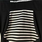 Calvin Klein  Black‎ White Striped Midi Sleeveless Dress Size 8 Classy Career Photo 3