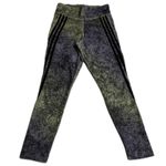 Adidas  Leggings Womens Medium Green Purple Feel Brilliant 7/8 Tights Climalite Photo 0