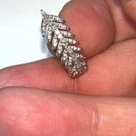 Quarter Carat Diamond Feather Earrings and Necklace set Photo 7