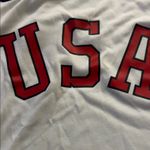 Nike  White USA Tank Top with Red Lettering Photo 3