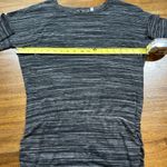 Athleta Beyond Soft Avenues Long Sleeve Women Size S Stretch Black Ruched Dress Photo 3