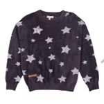 Simply Southern  Fuzzy Star Sweater, Sz M Photo 1