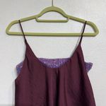Free People Purple Sequin Turn It On Satin Cami Sz S Photo 2