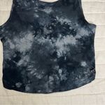 Calvin Klein  Performance Black Tie Dye Twist Back Cropped Tank Top Size Small Photo 2
