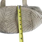 De Vecchi By Hamilton Hodge Woven Top Zip Beach Bag Natural Beige Italian Made Tan Photo 12