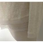 Sam Edelman  Linen V Neck Layered Sweater Pullover Top Chic Casual Sz M (flaw) Photo 5