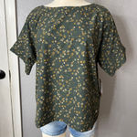 ALBION FIT Albion Womens Floral Print Blouse TShirt Photo 0