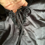 Cacique  Black intimate nightie chemise size large Photo 8