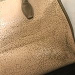 Miu Miu Beige Nude Craquele Cracked Genuine Calf Leather Tote Crossbody HandBag Photo 10