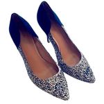 Madewell  The Maddie Heels Speckle Leopard Calf Hair RARE Women’s size 7.5 Pumps Photo 4