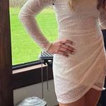 Windsor White Sparkly Homecoming Dress Photo 0