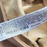 ZARA  Beige Camel Tan Faux Leather Slim Leg High Rise Pant Hem Slit Women’s Small Photo 10