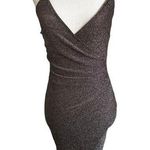 Windsor Black & Gold Metallic Bodycon Mini Dress Women Size Small | 42-64 Photo 0