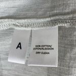 Lou & grey Dove Gray Buffalo Check Button Down Boyfriend Shirt Medium Photo 7