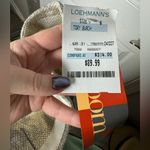 Tory Burch NWT Gold Basketweave Pencil Skirt Size 6 Zipper Closure Photo 4