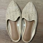 Universal Threads Universal Thread Tan Woven Raffia Pointed-Toe Mules Photo 5