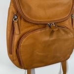 Osgoode Marley convertible backpack Crossbody Pumpkin Color leather bag 13x11" Orange Photo 2