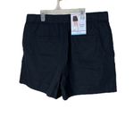 Joie  Ladies High Rise Black Linen Blend Pleated Shorts Size Large NWT Photo 4